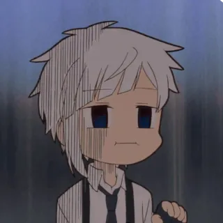 😐 Atsushi Nakajima Bungo Stray Dogs Anime, Manga, Atsushi, Nakajima, Chibi, Mignon, Bungo Stray Dogs telegram sticker