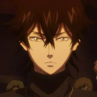 🥑 Yuno Black Clover Anime, Mangá, Yuno, Black Clover, Personagem de anime telegram sticker