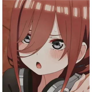 😀 Anime, Dziewczyna, Słodkie, Rumieniec, Słuchawki telegram sticker