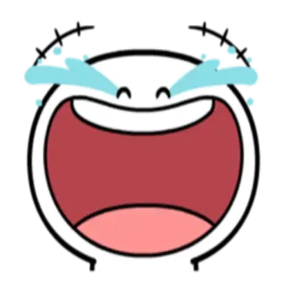 😂 weinen, emotional, ausdruck, cartoon, tränen, emoji, traurig telegram sticker