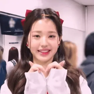 ❤️ phụ nữ, cô gái, châu Á, nụ cười, dễ thương, chân dung, Hàn Quốc telegram sticker
