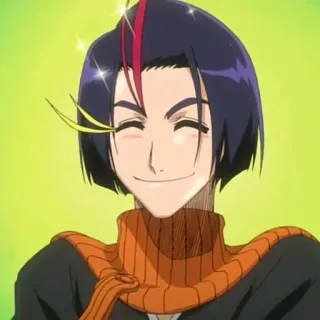 😊 Renji Abarai Bleach anime, manga, renji, bleach, smiling, cartoon telegram sticker