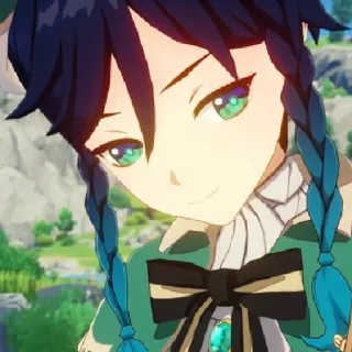 😒 Venti Genshin Impact anime, video game, karakter, archon, venti whatsapp sticker
