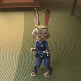 🥳 Judy Hopps Zootopia telegram sticker