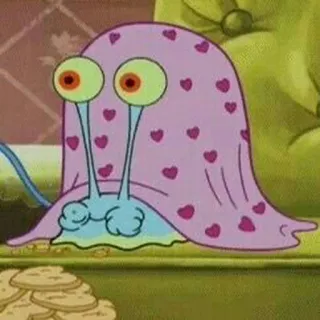 🧽 Gary SpongeBob SquarePants gary, bob esponja, nickelodeon, desenho animado, caracol telegram sticker