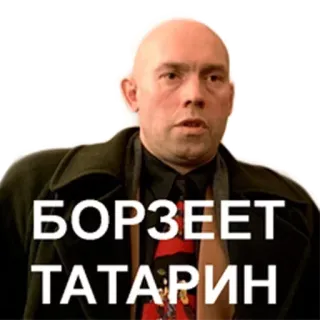 😡 БОРЗЕЕТ
ТАТАРИН telegram sticker