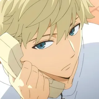 🙂 Anime, Personaggio, Telefono, Manga, Spia, Cartone animato telegram sticker