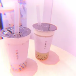 🍥 bubble tea, boba, drink, sweet, dessert, beverage, tapioca telegram sticker