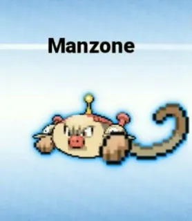 🆘 Manzone pokemon, video game, monster, makhluk telegram sticker