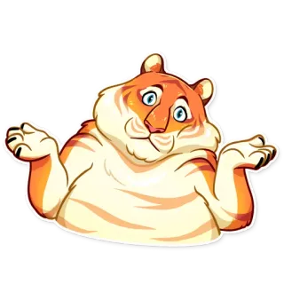 Amur Tiger telegram stickers