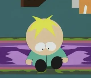 😶 Butters Stotch South Park Butters, South Park, hoạt hình, phim hoạt hình, nhân vật telegram sticker
