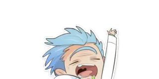 🤤 Rick Sanchez Rick and Morty Kartun, Animasi, Ilmuwan, Mabuk, Lucu, Rick and Morty telegram sticker
