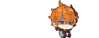 🌟 Tartaglia Genshin Impact Anime, Video game, Chibi, Tartaglia, Genshin Impact telegram sticker