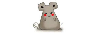 © Cartoon, Tier, Kawaii, Maus whatsapp sticker