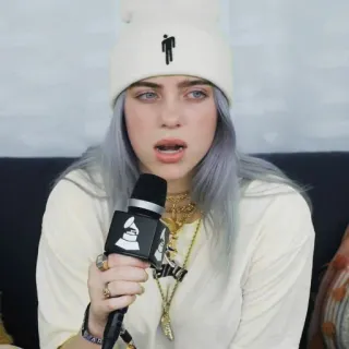 💧 Billie Eilish นักร้อง, ศิลปิน, นักดนตรี, คนดัง, ป๊อปสตาร์ telegram sticker