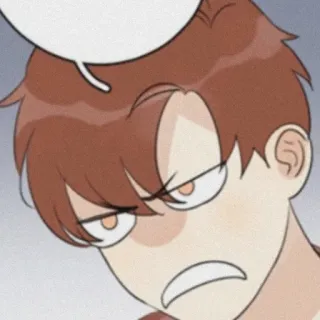 🎞 dibujo animado, hombre, enojado, expresión, webtoon, frustrado telegram sticker