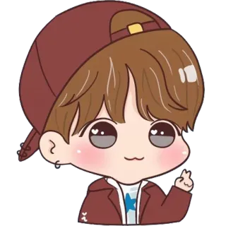 ✌️ Cartoon, Figur, Niedlich, Anime, Sticker, Zeichnung telegram sticker