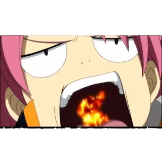 😩 Natsu Dragneel Fairy Tail Anime, Fairy Tail, Natsu, Fogo, Dragon Slayer telegram sticker