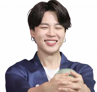 😆 Jimin Jimin, BTS, K-Pop, singer, idol, smiling telegram sticker