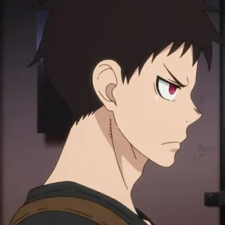 🔥 Shinra Kusakabe Fire Force Anime, Fire Force, Shinra, Shinra Kusakabe, animiert, Charakter whatsapp sticker