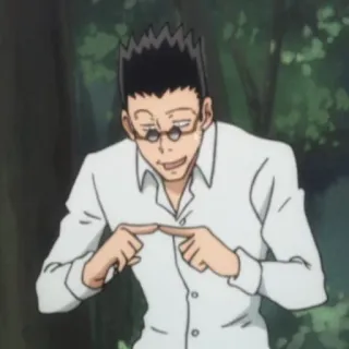🥺 Leorio Paladiknight Hunter x Hunter Anime, Charakter, Leorio, Hunter x Hunter, Brille telegram sticker