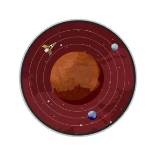 🪐 planet, space, solar system, rocket, galaxy, universe telegram sticker