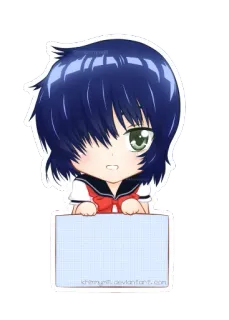 📦 Anime, Fille, Mignon, Chibi telegram sticker
