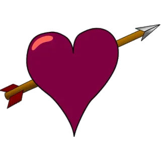 ❤ hati, panah, cinta, valentine, romantis telegram sticker