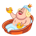 King telegram stickers