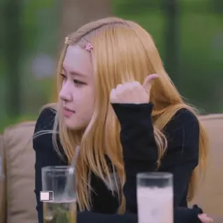 🪴 Rose Sänger, K-Pop, Blackpink, Rosé, K-Pop whatsapp sticker