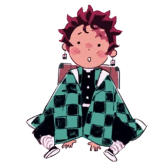 😗 Tanjiro Kamado Demon Slayer anime, thanh gươm diệt quỷ, tanjiro, kamado, hoạt hình, nhân vật telegram sticker