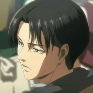 🖤 Levi Ackerman Attack on Titan Anime, Attack on Titan, Levi Ackerman, Personage, Manga, Soldaat telegram sticker