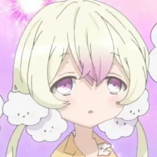 🍥 Аниме, Девушка, Мило, Мультфильм, Персонаж, Каваий whatsapp sticker