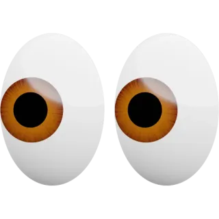 👀 occhi, fissare, cartoni animati, animato whatsapp sticker