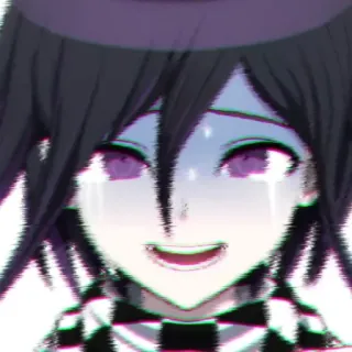 😭 Kokichi Oma Danganronpa Аниме, Персонаж, Danganronpa, Кокичи Ома, Видеоигра telegram sticker