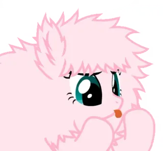 🤯 pink pony, cartoon pony, cute, sticker telegram sticker