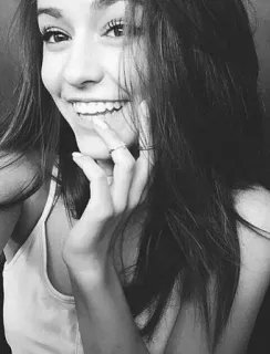 😂 retrato, mulher, sorriso, feliz, menina, selfie telegram sticker