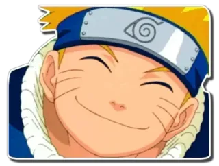 😊 Naruto Uzumaki Naruto Naruto, anime, manga, character, smiling, cartoon telegram sticker