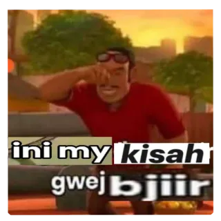 🖼 Agent 007 Upin & Ipin ini my kisah gwej bjiir telegram sticker