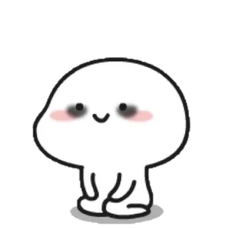 ☁ süß, Blob, Cartoon, Figur telegram sticker
