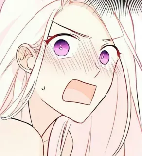 😳 Аниме, Манга, Выражение, В шоке, Удивление, Мультфильм whatsapp sticker