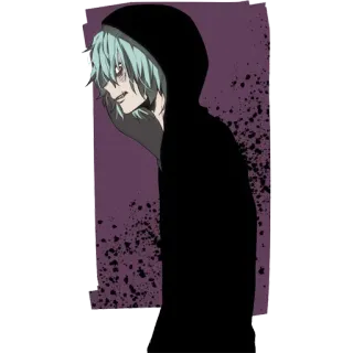 😒 Tomura Shigaraki My Hero Academia Аниме, Манга, Злодей, Худи, Персонаж, Моя геройская академия whatsapp sticker