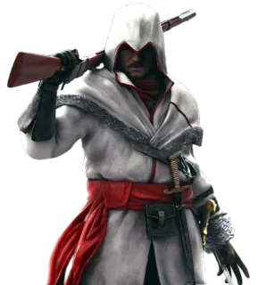 🔪 Connor Kenway Assassin's Creed III assassin, video game, hidden blade, native american, historical, colonial america telegram sticker