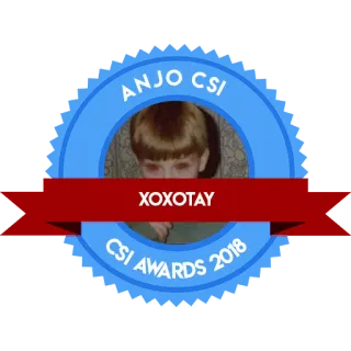CSI Awards 2018 telegram stickers