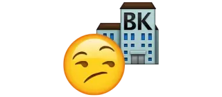 😒 BK Emoji, Banco telegram sticker