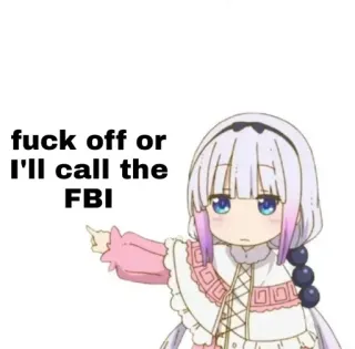 Kanna Chan by @Raizel_Kun whatsapp stickers