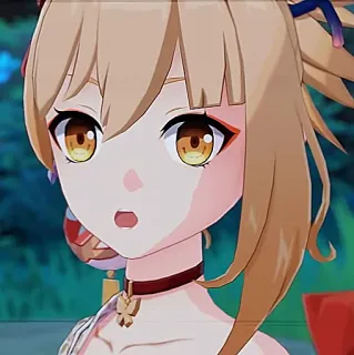 🎇 Yoimiya Genshin Impact Anime, Videojuego, Genshin Impact, Yoimiya, Personaje, Lindo telegram sticker