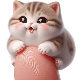 🥺 kot, słodki, kawaii, zwierzę, naklejka telegram sticker