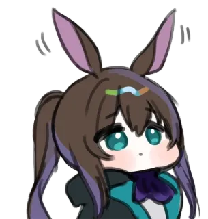 🌟 Anime, Manga, Lucu, Kelinci, Kawaii, Stiker, Kartun telegram sticker