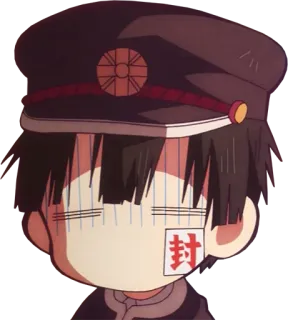 😰 Hanako-kun Toilet-bound Hanako-kun Anime, Charakter, Chibi, Hanako-kun, Toilet-Bound Hanako-kun whatsapp sticker